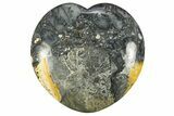 Polished Maligano Jasper Heart - Excellent Polishing #311955-1